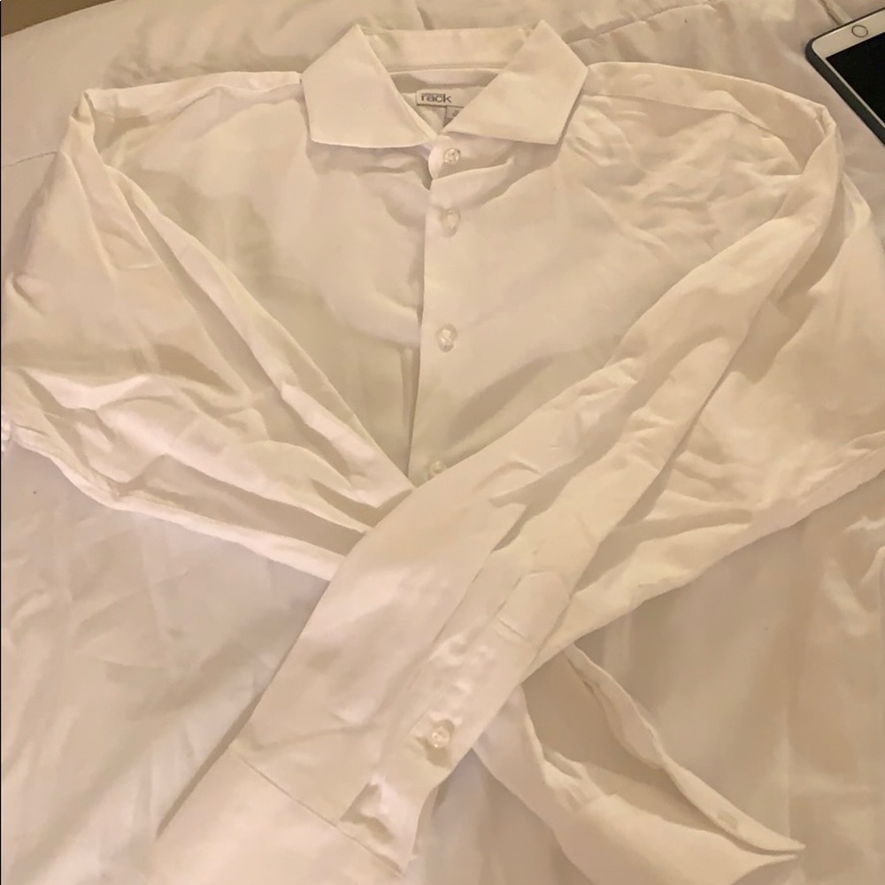 Nordstrom rack 15.5 white bottom down